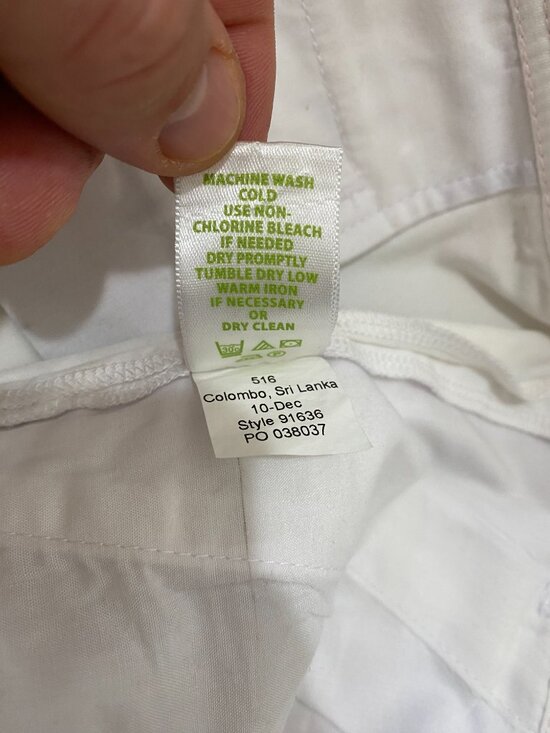 Lilly Pulitzer White Cotton Shorts Size 4 Classic Preppy Summer Casual - Picture 6 of 6